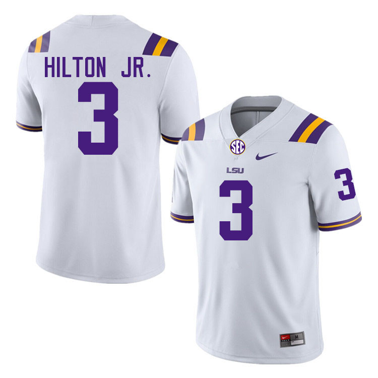 Chris Hilton Jr. LSU Tigers Jersey,Louisiana State University Tigers Football Jersey-White